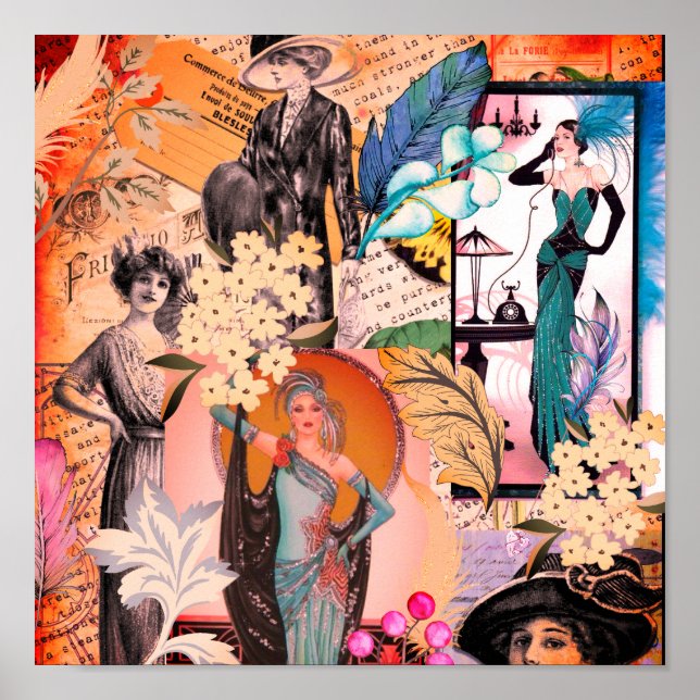 Poster Cena de Moda Art Deco (Frente)