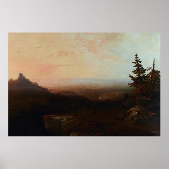 Poster Cena de Montanha por Moran (Frente)