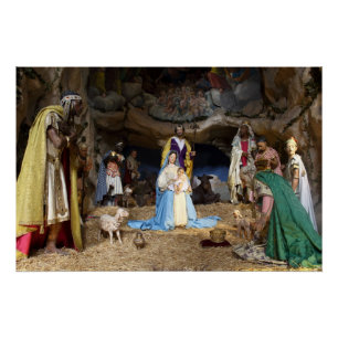 Pôster Cena de Natal Antiquada