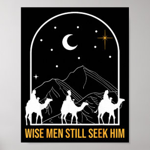 Poster Cena de Natal Os Magos Ainda O Buscam Cristã C