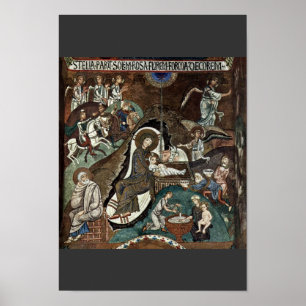 Poster Cena De Natividade Por Meister Der Palastkapelle E
