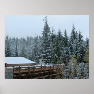 Poster Cena de neve em Whistler, B.C.