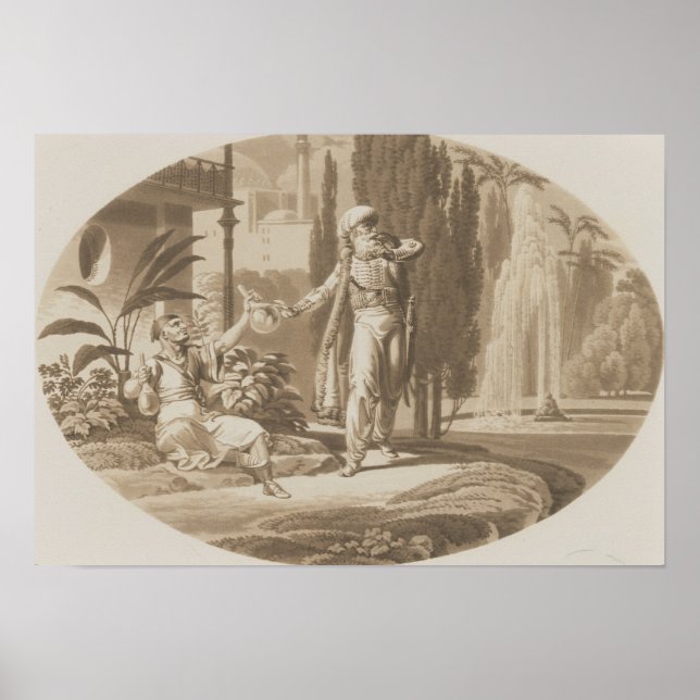 Pôster Cena de 'O Casamento de Figaro' (Frente)