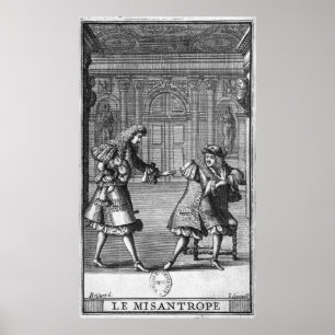 Pôster Cena de "O Misantropo"