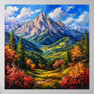 Poster Cena de paisagem deslumbrante