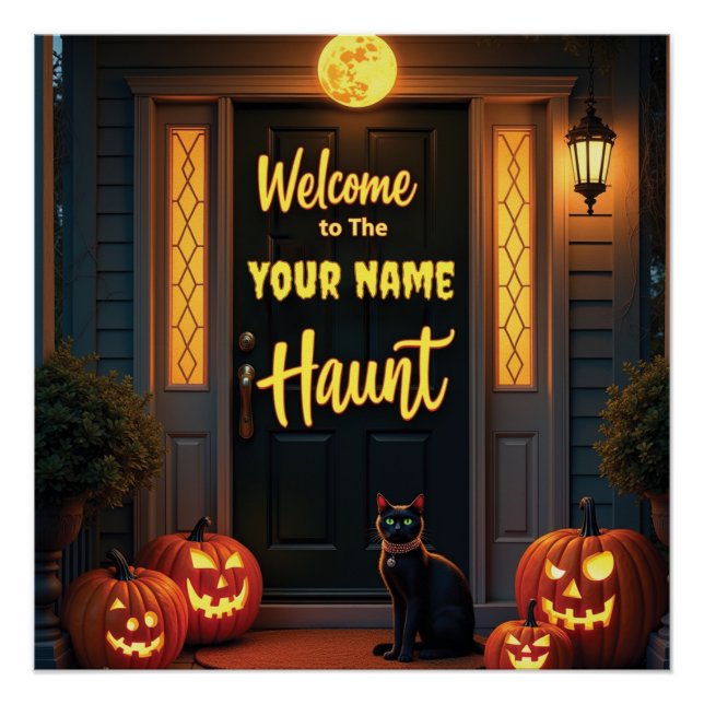 Pôster Cena de Porch Assolada de Lua Completa e Fantasia  (Frente)