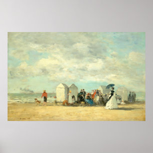 Poster Cena de Praia - Eugène Boudin Fine Art
