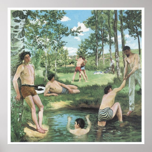 Poster Cena de Verão, 1869 (Frente)