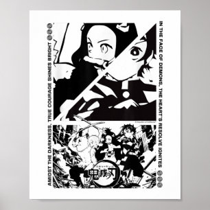 Poster Cena Dinâmica de Caracteres da Camada de Demônio d