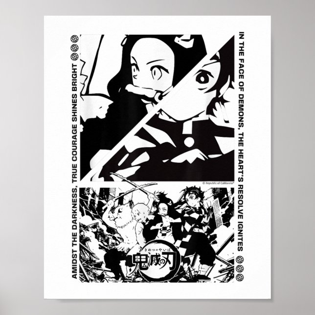 Poster Cena Dinâmica de Caracteres da Camada de Demônio d (Frente)