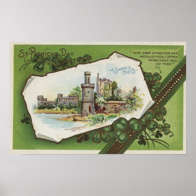 Pôster Cena do Castelo de Shane (Frente)