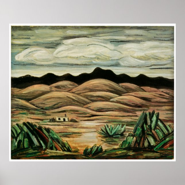 Poster Cena do Deserto por Marsden Hartley 1911 (Frente)