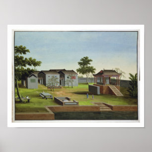 Poster Cena do jardim, c.1820-40 (w/c no papel) 3