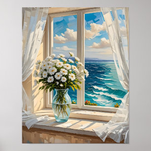 Poster Cena do Oceano bonito