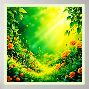 Poster Cena do Sol do Jardim de Lush