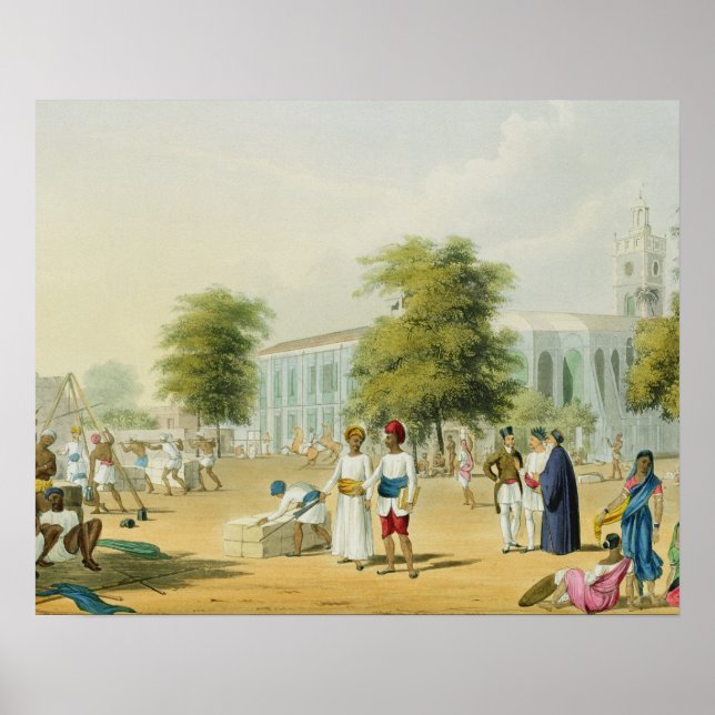 Poster Cena em Bombaim, do Volume I de "Cenário, Costum (Frente)