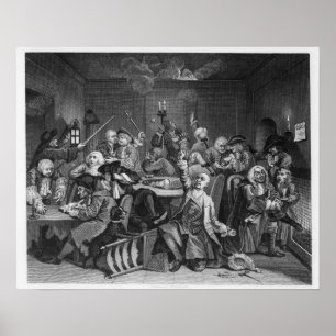 Pôster Cena em uma casa de jogo