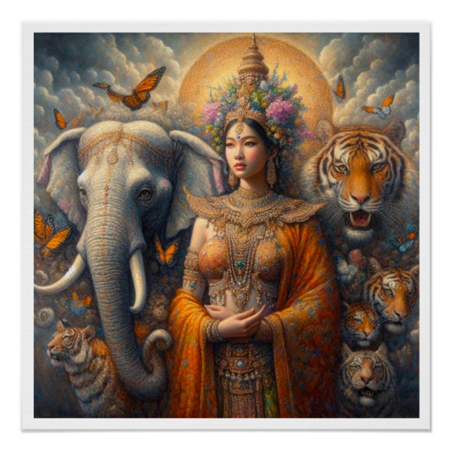 Pôster Cena mística do espiritual (Frente)