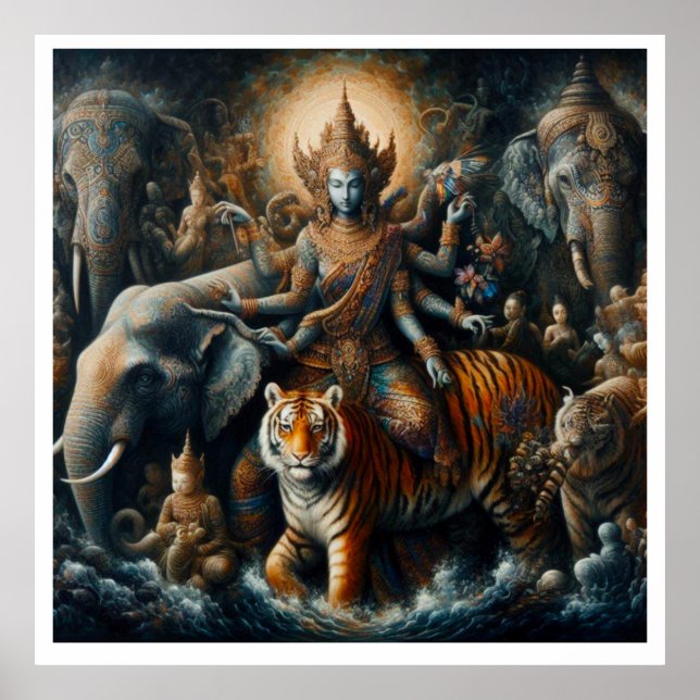 Poster Cena mística do espiritual (Frente)