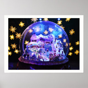Poster Cena modelo da neve