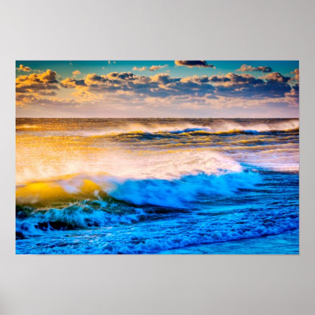 Pôster Cena no nascer do sol (Frente)