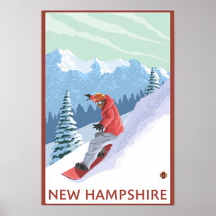 Poster Cena nova de HampshireSnowboarder
