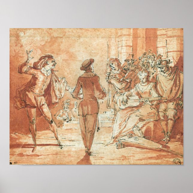 Pôster Cena Teatral (Frente)