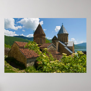 Pôster Cenário da Fortaleza Ananuri