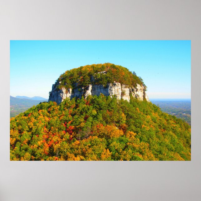 Poster Cenário de Montanha da Carolina do Norte (Frente)