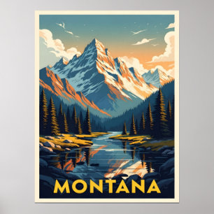 Poster Cenário Deslumbrante de Montana