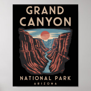 Poster Cenário do Parque Nacional Grand Canyon Arizona