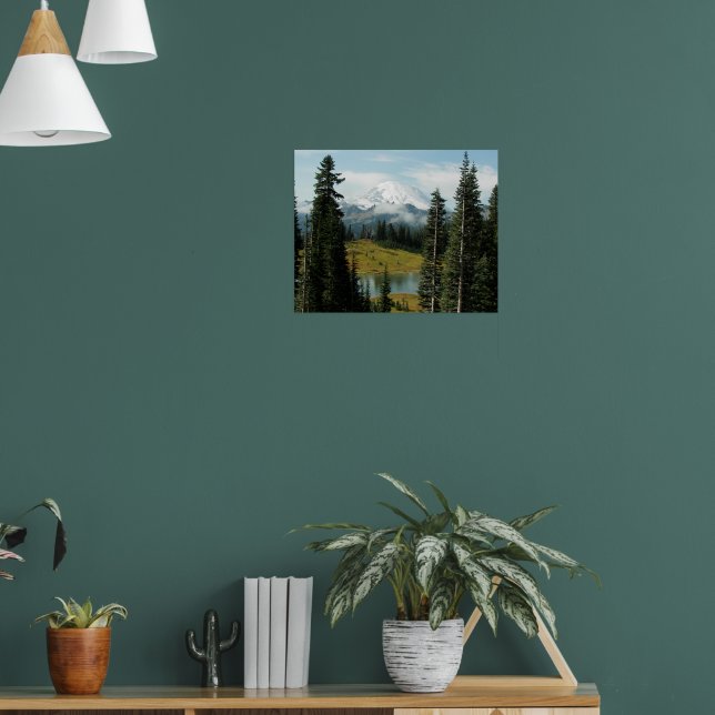 Pôster Cenário Montanhoso Rainier Fotográfico (Sala de Estar 1)