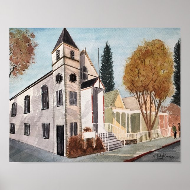 PÔSTER CENAS DA NEVADA - COR DA ÁGUA (Frente)