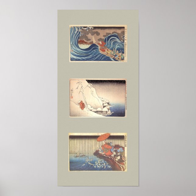 Poster Cenas da vida de Nichiren especial (Frente)