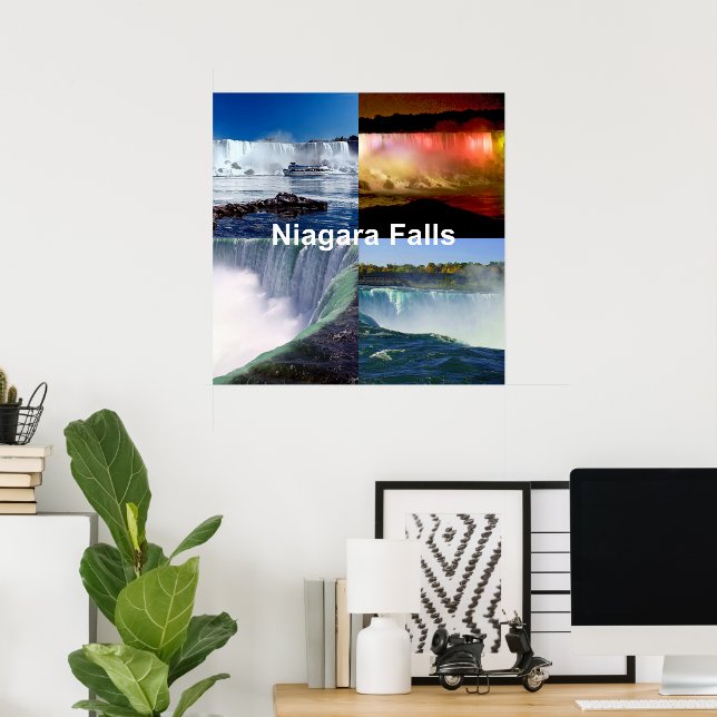 Pôster Cenas de Niagara Falls Nova York (Escritório em casa)