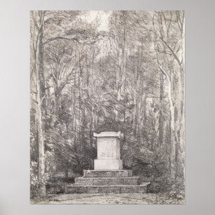 Pôster Cenotaph ao senhor Joshua Reynolds em Coleorton