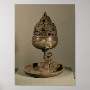 Poster Censer na forma 'de po-Shan-lu'