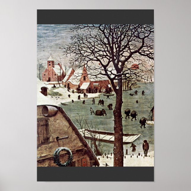 Poster Censo Em Belém, Detalhado Por Bruegel D. Ä. Piete (Frente)