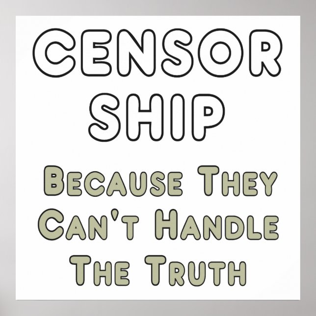 Poster Censura (Frente)