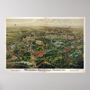 Pôster Centavo de Nashville. Expo, 1876 (Hndsn)