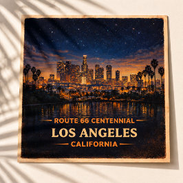 Poster Centenário de Los Angeles Califórnia