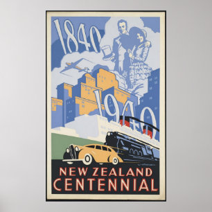 Pôster Centennial de Nova Zelândia