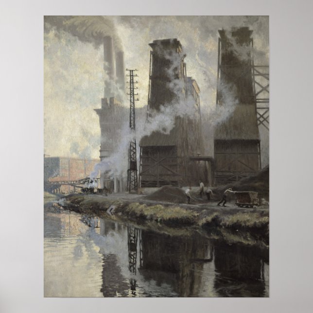 Pôster Central elétrica de Croix-Wasquehal (Frente)