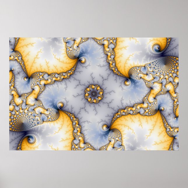 Pôster Central - Fractal Art (Frente)