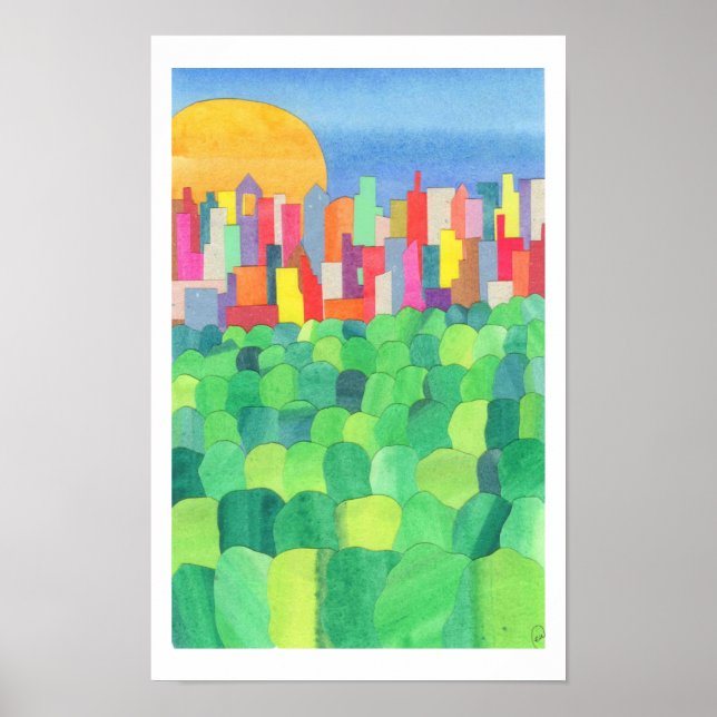 Poster Central Park, do Teto do Met (Frente)