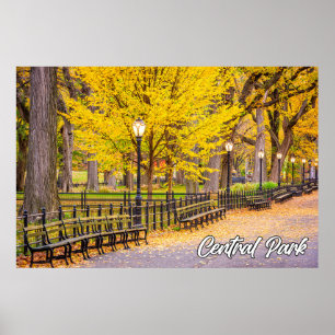 Poster Central Park, Manhattan, Nova Iorque, EUA