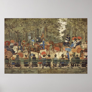 Poster Central Park, New York, 1901