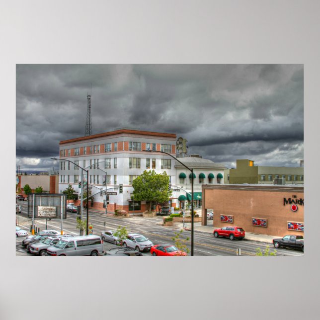 Pôster Centro Bakersfield (Frente)