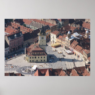 Pôster Centro da cidade de Brasov