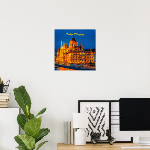 Poster Centro da Cidade de Budapeste,